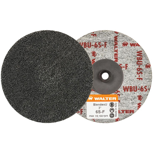Disques Twist Blendex U, 3" dia., Grain Super fin, Carbure de silicium Brunswick Fyr & Safety