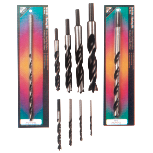 Brad Point, Wood Drills, 1", 8-5/8" Length, 1/2" Shank Brunswick Fyr & Safety