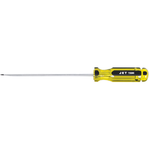 SDS-6R Slot Jumbo Handle Screwdriver, 3/16" Tip, Round, Plastic Handle Brunswick Fyr & Safety