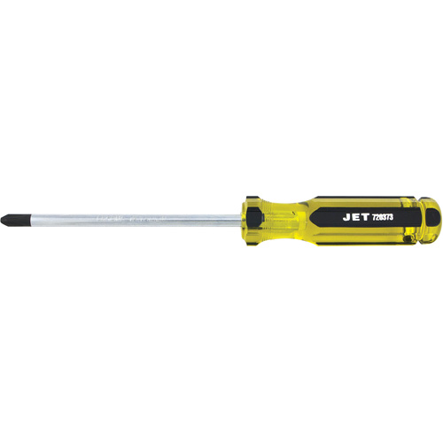 Phillips Jumbo Handle Screwdriver, #3, 6" L, Plastic/Steel/Aluminium/Wood/Cushion Grip/Magnetic/ESD-Safe Handle Brunswick Fyr & Safety