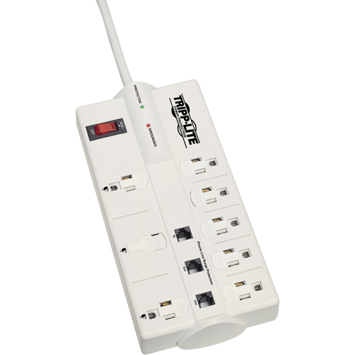 Protect-It Surge Suppressors, 8 Outlets, 2160, 1800 W, 8' Cord Brunswick Fyr & Safety