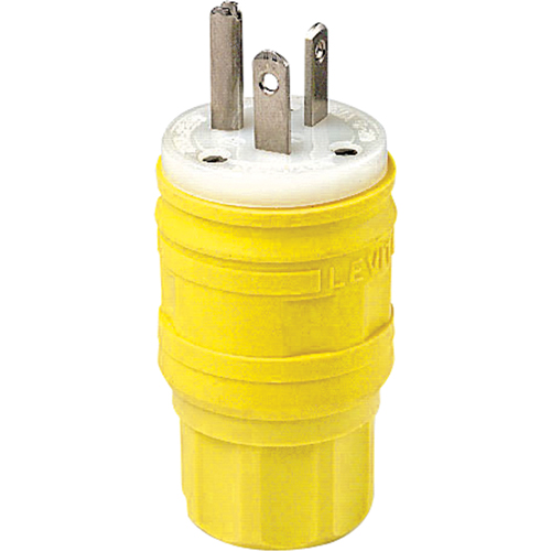 Wetguard Watertight Straight Blade Plug, Plastic, 20 A, 250 V Brunswick Fyr & Safety