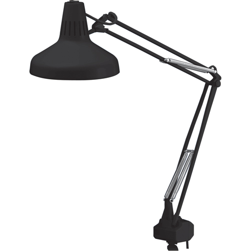 LAMPES DE TRAVAIL COMBIN&eacute;ES ROBUSTES, 22/60 W, Fluorescent/Incandescente, Col 45", Noir Brunswick Fyr & Safety