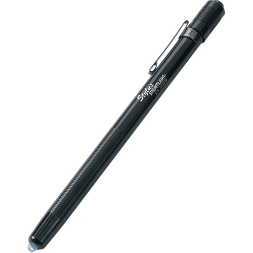 Lampes de poche stylo Stylus &agrave; pile alcaline, DEL, 11 lumens, Corps en Aluminium, piles AAAA, Compris Brunswick Fyr & Safety