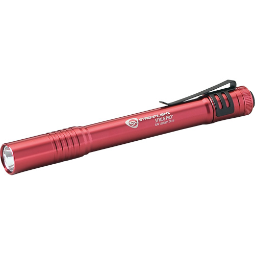Lampe stylo Stylus Pro, DEL, 100 lumens, Corps en Aluminium, piles AAA, Compris Brunswick Fyr & Safety