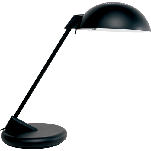 Lampe de bureau, 100 W, Incandescente, Noir Brunswick Fyr & Safety