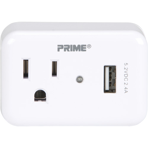 Prime&reg; USB Charger with Surge Protector Brunswick Fyr & Safety