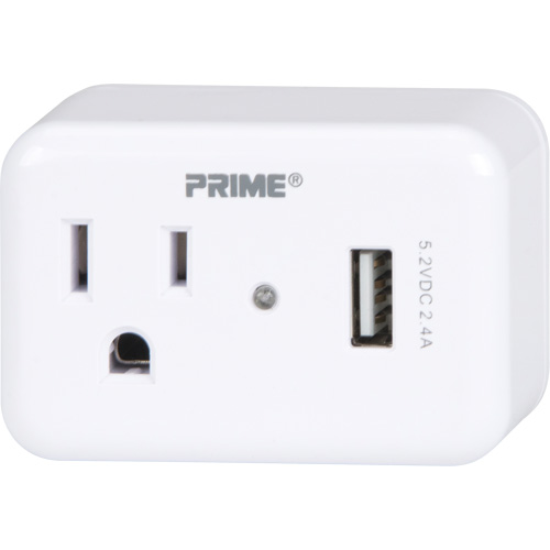 Prime&reg; USB Charger with Surge Protector Brunswick Fyr & Safety