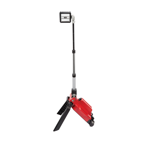 Tour d'&eacute;clairage double de chantier M18 Rocket avec cl&eacute; unique, DEL, 60 W, 5400 lumens, Boîtier en Plastique Brunswick Fyr & Safety