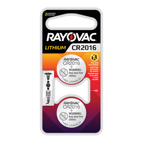 CR2016 Lithium Coin Cell Batteries, 3 V Brunswick Fyr & Safety