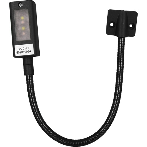 Maplight &agrave; DEL en col de cygne, 1 W, DEL, Col 12", Noir Brunswick Fyr & Safety