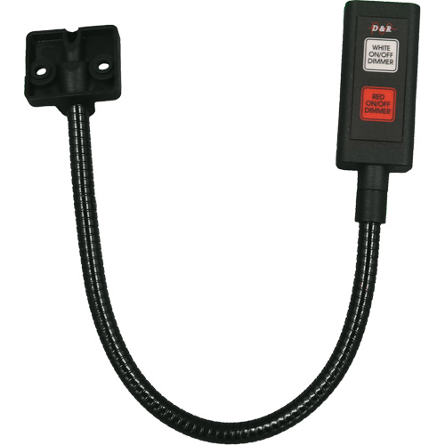 Maplight &agrave; DEL en col de cygne, 1 W, DEL, Col 12", Noir Brunswick Fyr & Safety