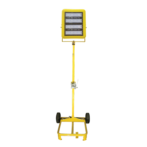 Chariot d'&eacute;clairage &agrave; t&ecirc;te unique avec treuil, DEL, 200 W, 30000 lumens, Boîtier en Aluminium Brunswick Fyr & Safety