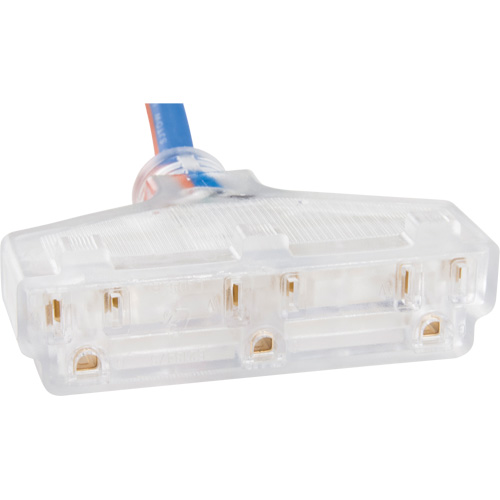 Cordon rallonge en caoutchouc TPE avec indicateur lumineux, Toutes saisons, SJEOW, AWG 12/3, 15 A, 3 prise(s), 25' Brunswick Fyr & Safety