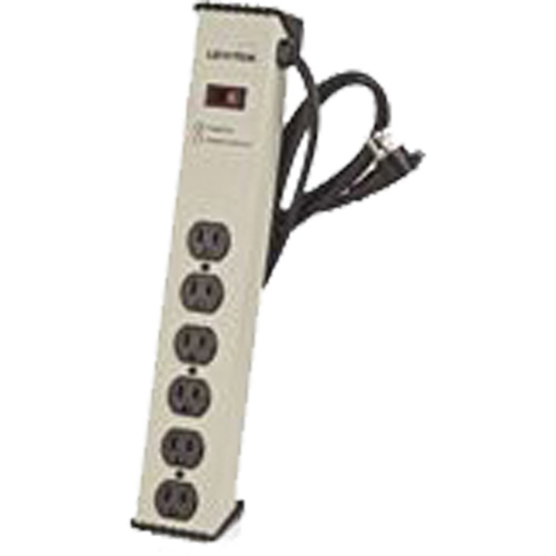 Surge Protector Strip, 6 Outlets, 900 J, 1500 W, 6' Cord Brunswick Fyr & Safety