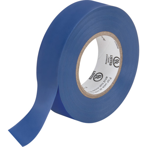 Electrical Tape, 19 mm (3/4") x 18 M (60'), Blue, 7 mils Brunswick Fyr & Safety
