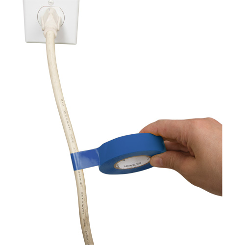 Electrical Tape, 19 mm (3/4") x 18 M (60'), Blue, 7 mils Brunswick Fyr & Safety