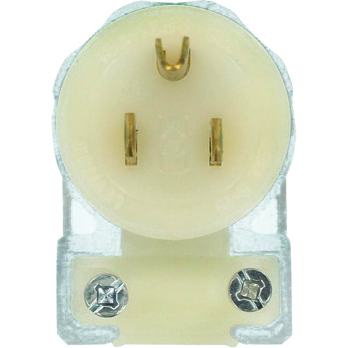 Angled Hospital Grade Extension Plug, Nylon, 15 Amps, 125 V Brunswick Fyr & Safety