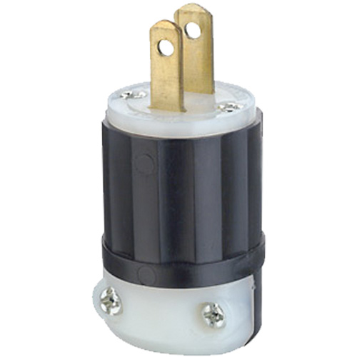 Hospital Grade Extension Plug, Nylon, 15 A, 125 V Brunswick Fyr & Safety