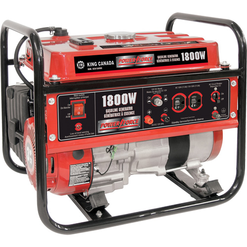 Gasoline Generator, 1800 W Surge, 1400 W Rated, 120 V, 7 L Tank Brunswick Fyr & Safety