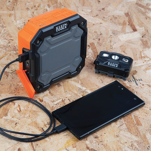 Bluetooth&reg; Jobsite Speaker with Magnet & Hook (Tool Only), Lithium-Ion Brunswick Fyr & Safety