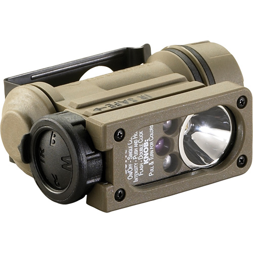 Lampe main libres Sidewinder Compact II, DEL, 55 lumens, 6 hres de fonctionnement, piles AA Brunswick Fyr & Safety