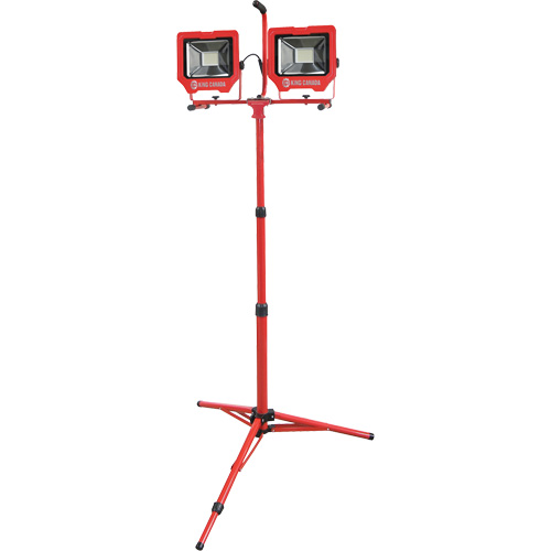 Twin Work Light with Tripod, LED, 72 W, 8000 Lumens, Aluminum Housing Brunswick Fyr & Safety