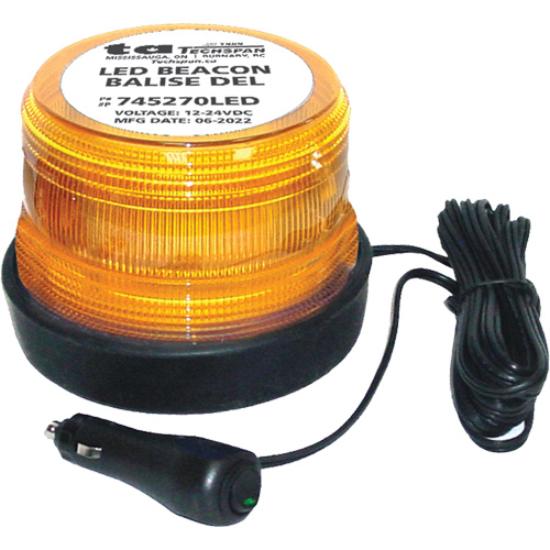 Junior Low Profile Warning Light, Strobe, Amber Brunswick Fyr & Safety
