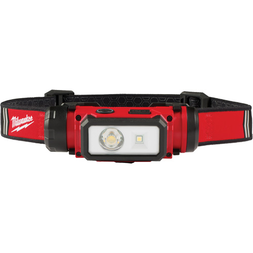 REDLITHIUM USB Hardhat Headlamp, LED, 600 Lumens, 5 Hrs. Run Time, Rechargeable Batteries Brunswick Fyr & Safety