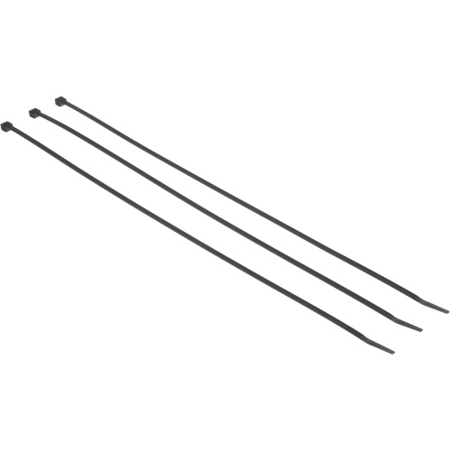 Steel Barb Cable Tie, 7-3/10" Long, 50 lbs. Tensile Strength, Black Brunswick Fyr & Safety