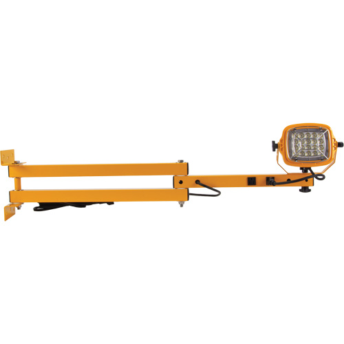 Lampe de quai, Bras 40", 50 W, Ampoule DEL, M&eacute;tal Brunswick Fyr & Safety