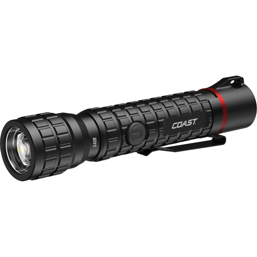 Lampe de poche &eacute;tanche G40R avec mise au point par rotation, DEL, 650 lumens, Piles Rechargeable Brunswick Fyr & Safety