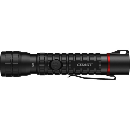 Lampe de poche &eacute;tanche G40R avec mise au point par rotation, DEL, 650 lumens, Piles Rechargeable Brunswick Fyr & Safety