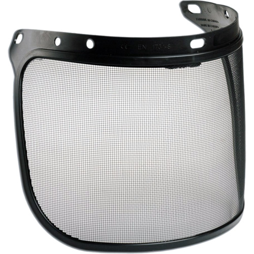 Mesh Faceshield Screen, 15-1/2" W x 7" H Brunswick Fyr & Safety