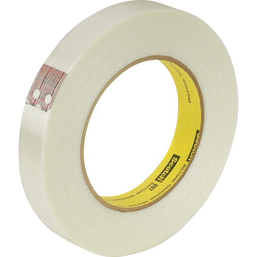 Scotch&reg; 897 Filament Tape, 5 mils Thick, 12 mm (47/100") x 55 m (180')  Brunswick Fyr & Safety