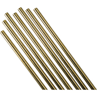 Bare 36" Cut Length TIG Rods, 3/16", Low Fuming Bronze Brunswick Fyr & Safety