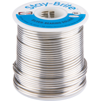Stay-Brite&reg; Solders, Lead-Free, 96% Tin 4% Silver, Solid Core, 0.0625" Dia. Brunswick Fyr & Safety