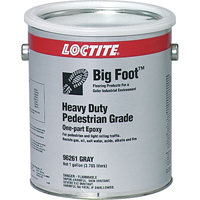 Rev&ecirc;tement antid&eacute;rapant robuste pour plancher Big Foot de calibre pi&eacute;ton, 1 gal., &eacute;poxy, Gris Brunswick Fyr & Safety