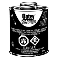 PVC Heavy-Duty Cement, 946 ml, Brush-Top Can, Grey AB424 | Brunswick Fyr & Safety