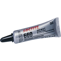 Quick Metal™ 660 Press Fit Repair Retaining Compound, 6 ml, Tube, Silver AC103 | Brunswick Fyr & Safety