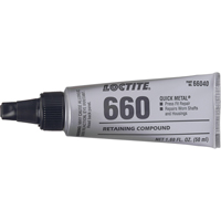 Quick Metal™ 660 Press Fit Repair Retaining Compound, 50 ml, Tube, Silver AC104 | Brunswick Fyr & Safety