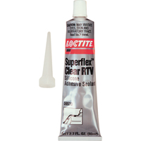 Superflex RTV Silicone Adhesive Sealant, Tube, Clear Brunswick Fyr & Safety