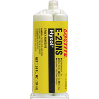 Hysol E-20NS Epoxy, Two-Part, Dual Cartridge, 120 g., Tan Brunswick Fyr & Safety