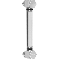 Round Nylon Liquid Level Gauge, Threaded, 5" L, 205°F (96.11° C) Brunswick Fyr & Safety