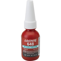 648™ High Strength/Rapid Cure Retaining Compounds, 10 ml, Bottle, Green AF076 | Brunswick Fyr & Safety