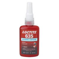 Loctite<sup>®</sup> 635 Retaining Compound, 50 ml, Bottle, Green AF273 | Brunswick Fyr & Safety