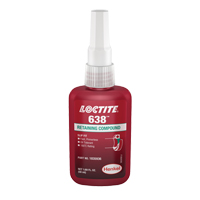 Loctite<sup>®</sup> 638 Retaining Compound, 50 ml, Bottle, Green AF279 | Brunswick Fyr & Safety