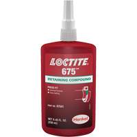 Loctite<sup>®</sup> 675 Threadlocker, 250 ml, Bottle, Green AF312 | Brunswick Fyr & Safety