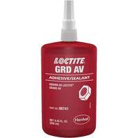 Letter Grade AV Threadlocker, Red, High, 250 ml, Bottle Brunswick Fyr & Safety