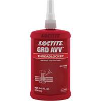 Letter Grade AVV Threadlocker, Red, High, 250 ml, Bottle Brunswick Fyr & Safety